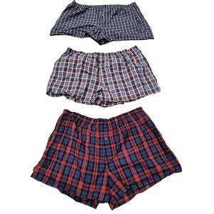 NWOT‎ Fruit of The Loom Men's Boxers Size 5 XXXXX EXTRA LARGE  bundle of 3